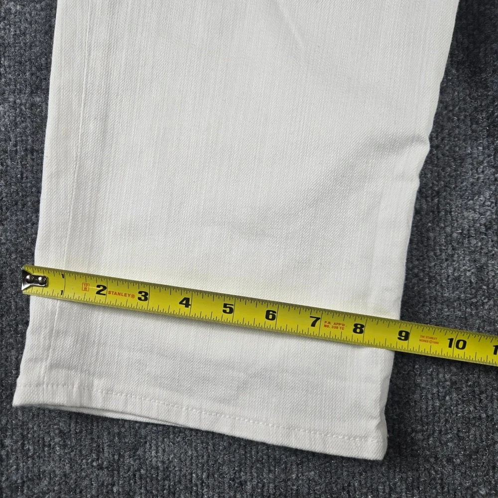 Kut from the Kloth Bermuda Shorts Womens 8 White Denim Mid Rise